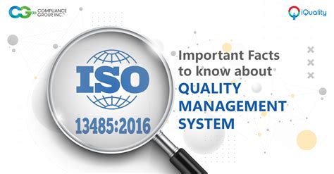 Iso 134852016 Facts To Know About Quality Management System