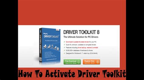 How To Activate Driver Toolkit Step By Step Procedure 2016 In English