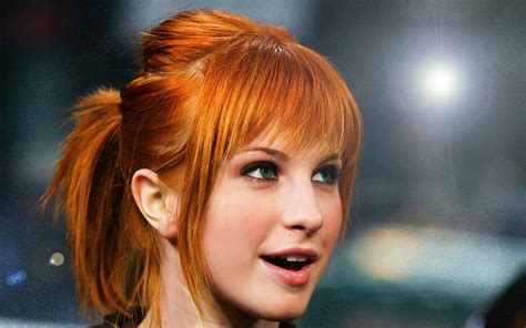 Freckles Women Dyed Hair Redhead Hayley Williams Face Singer Hd Wallpaper