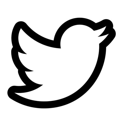 Twitter Logo Png Transparent Background Black Hd Png Download