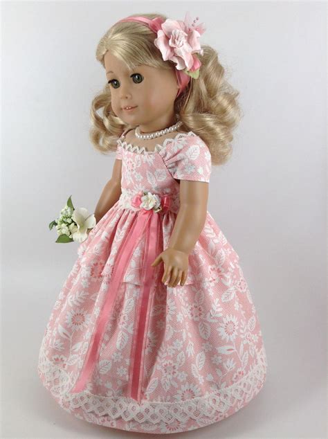 American Girl 18 Inch Doll Clothes Tiered Gown Petticoat Etsy