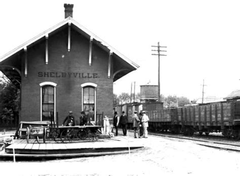 Historic Photos Of Shelbyville Area Railroad And Interurban Scenes