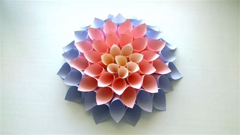 Color Sheets For Kids Big Paper Flowers Diy Diy Easy Paper Flowers