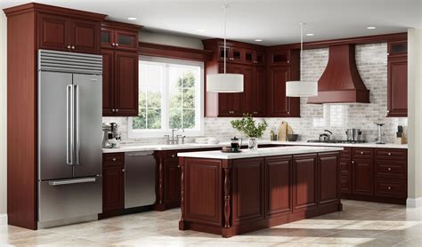 13 Ways To Modernize Cherry Cabinets For Less Cherry Wood Kitchen
