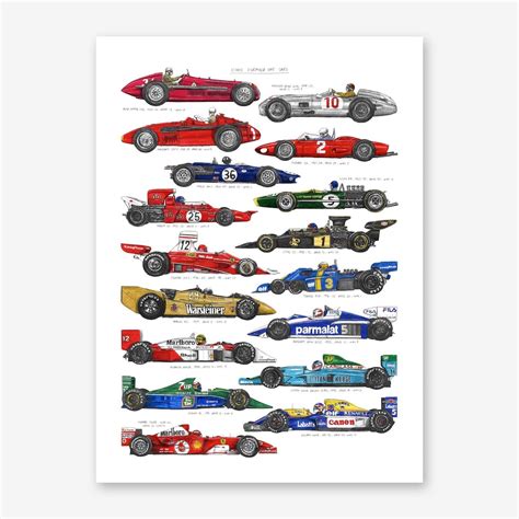 Very much inspired by some of bmw's new commercials i keep seeing. F1 Cars Art Print in 2020 | Poster prints, Art prints ...