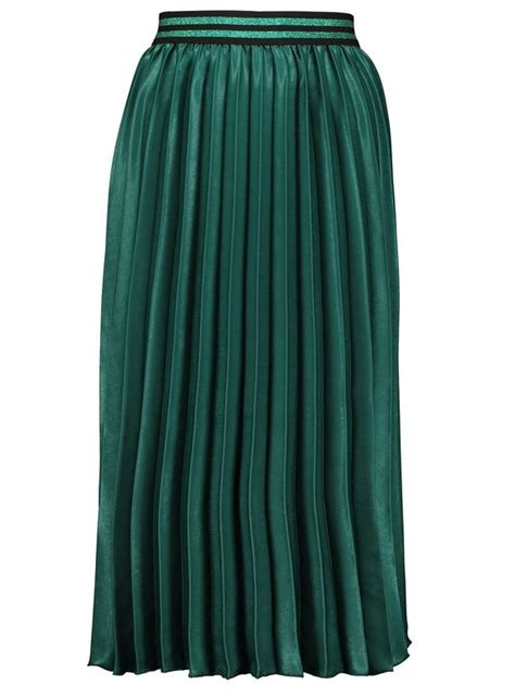 Emerald Green Pleated Midi Skirt Pleated Midi Skirt Skirts Tu Clothing