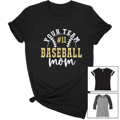 Team Baseball Mom Shirt Personalized Spiritwear