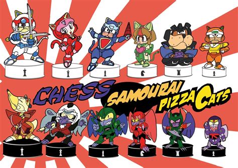 Samurai Pizza Cats Characters
