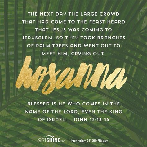 Palm sunday quotes 2021 from the bible. Pin on Religious Quotes and Bible Verses