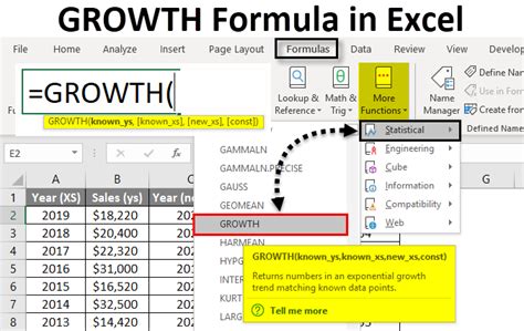 GROWTH Formula In Excel Examples Calculate GROWTH In Excel