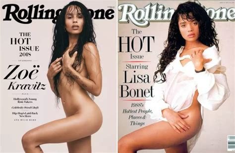 Zoë Kravitz Recreated Mom Lisa Bonets Iconic Nude Rolling Stone Cover Maxim