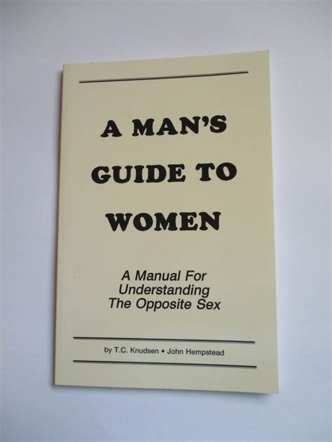 Mans Guide To Womena Manual For Understanding The Etsy