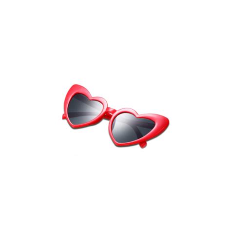 Red Heart Shaped Sunglasses