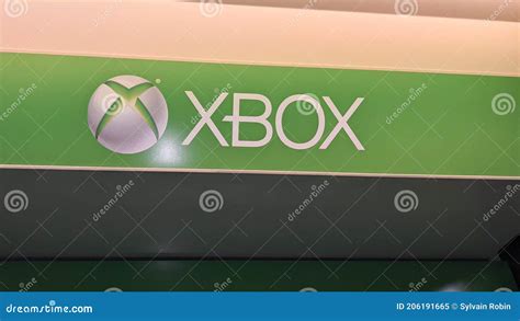 Xbox Series X One Green Microsoft Sign And Logo On Toys Store Editorial