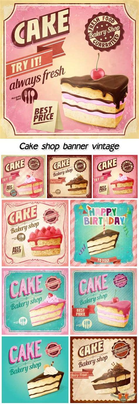 Create free boutique flyers, posters, social media graphics and videos in minutes. Cake shop banner design vintage