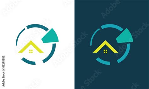 Circle Home Business Logo Stock Image And Royalty Free Vector Files