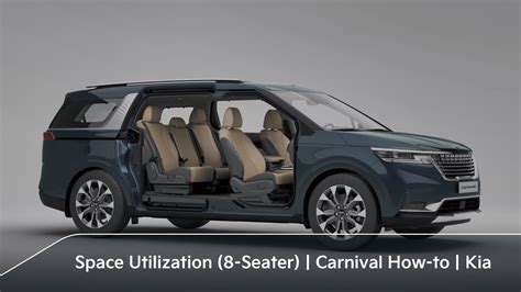 Efficient Seatingspace Utilization 8 Seater｜carnival How To｜kia
