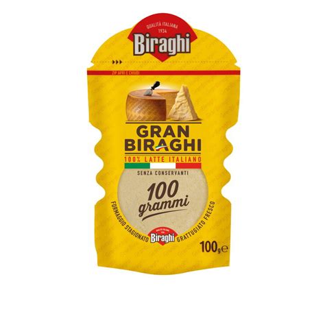 Formaggio Grattugiato Gran Biraghi Gr100 Tigros