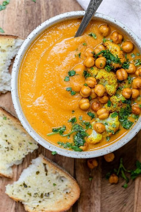 Sweet Potato Cauliflower Soup Vegan Feelgoodfoodie