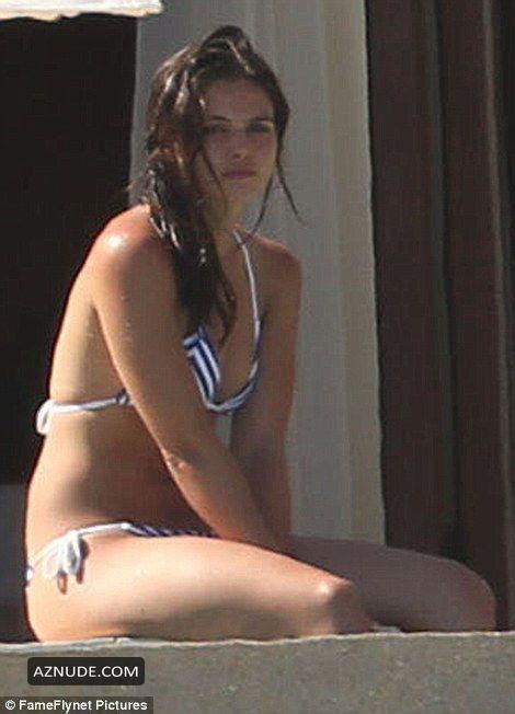 Danielle Campbell Sexy Wearing A Bikini At A Pool In Cabo San Lucas