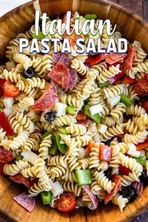 Best Easy Italian Pasta Salad Recipe Crazy For Crust