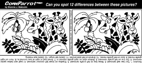Brain Teasers Get 12 Free Spot The Difference Puzzles