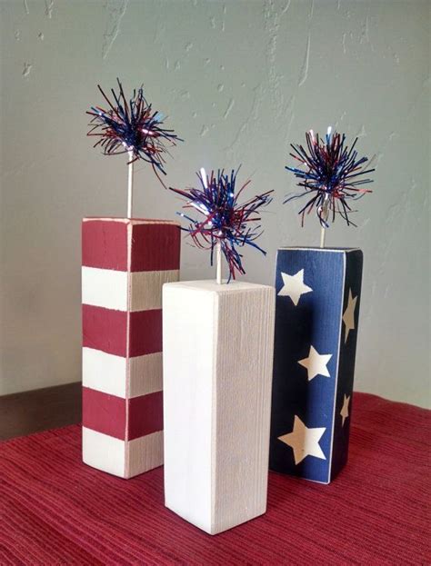 4th Of July Wood Crafts Diy 4th Of July Decorations July Crafts
