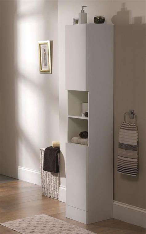 Bathroom Tallboy Wood Bathroom Tall Cabinet Storage