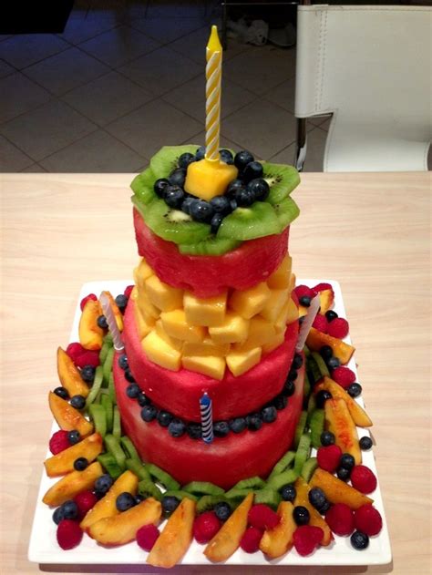 Cakes Made From Fruits Cake Made Of Fruit By Chloe And Tim Party