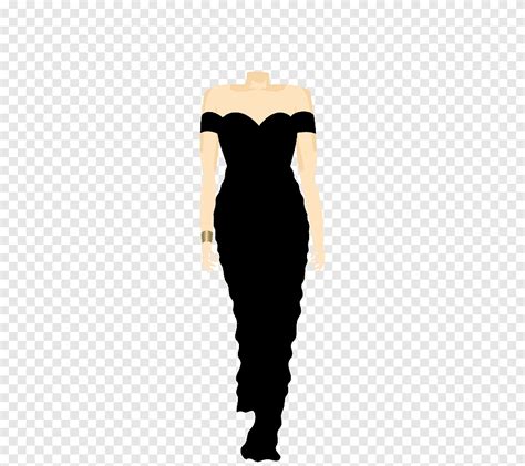 Dress Cartoon Bodies Black Human Body Png Pngegg