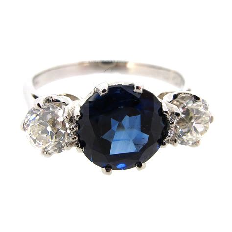 Sapphire And Diamond Trilogy Ring Ar Ullmann