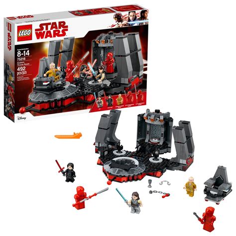 Lego Star Wars The Last Jedi Snokes Throne Room 75216 Building Kit