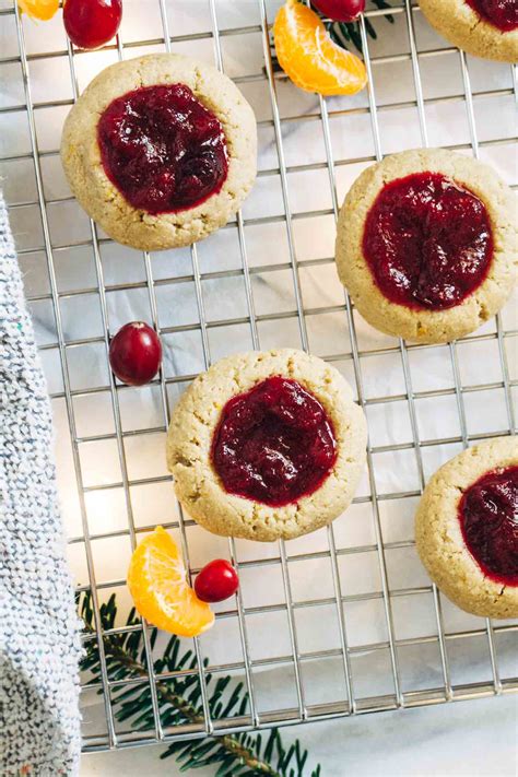 Cranberry Orange Thumbprint Cookies Making Thyme For Health