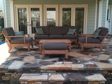 6 Pc Large Teak Wood Garden Indoor Outdoor Patio Sofa Set Furniture