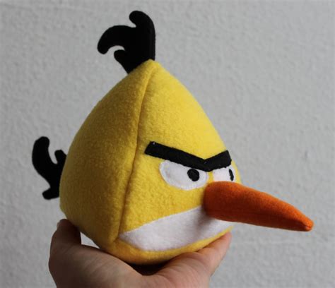 Obsessively Stitching Angry Birds Plush Yellow Bird