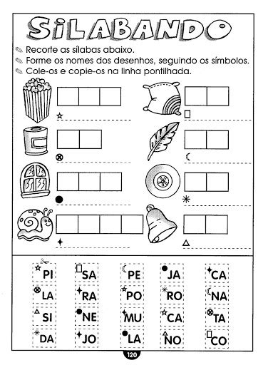 Atividades De Alfabetização Para Crianças De 6 E 7 Anos — SÓ Escola