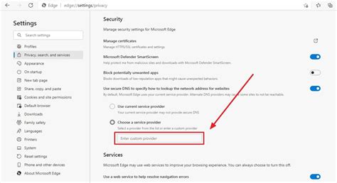 How To Change Dns In Microsoft Edge
