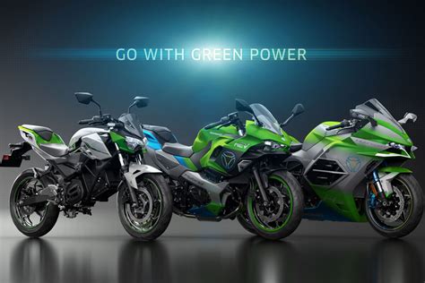 Dos Motos Eléctricas Una Híbrida Y Una Ninja De Hidrógeno Kawasaki Se