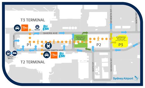 Sydney Airport Map Terminal 3 Draw A Topographic Map