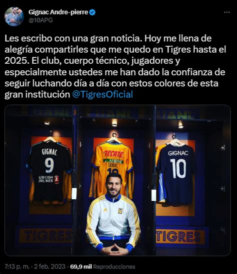 Andr Pierre Gignac Ya Renov Su Contrato Con Los Tigres