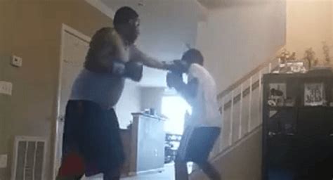 Father Beats Snot Out Of 17 Year Old Son To Teach Him A Lesson About