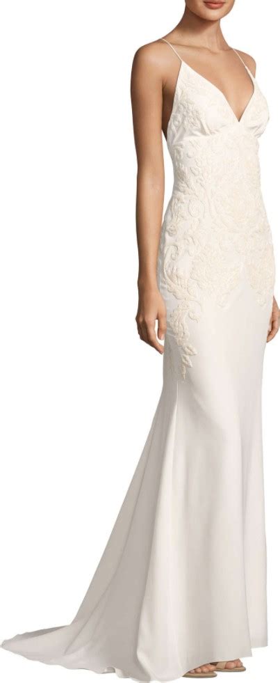 Nicole Miller Annabel Baroque Beaded Gown New Wedding Dress Save 86