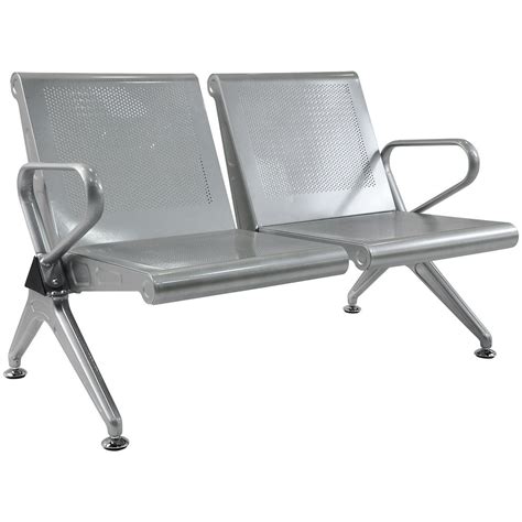 Heavy Duty Steel Office Reception Area Airport Waiting Room Chair 2
