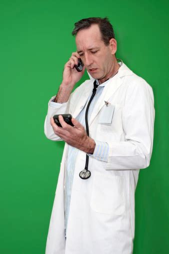 Doctor With Pager Stock Photo Download Image Now Pager