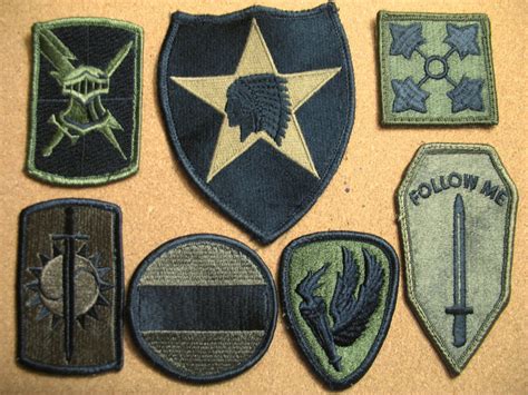 7 Vintage Army Patches Military Shoulder By Valueartifacts On Etsy