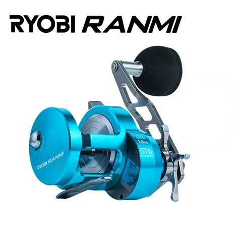 2021 RYOBI RANMI Slow Jigging Wheel Max Drag 16KG 8 1BB Metal Boat