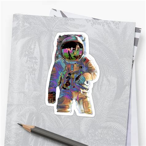 Astronaut Sticker By Enocescobar0 Redbubble