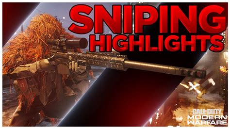 Modern Warfare Sniping Highlights Youtube