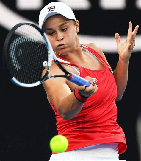 Ashleigh Barty At Australian Open Tennis Tournament In Melbourne 0118