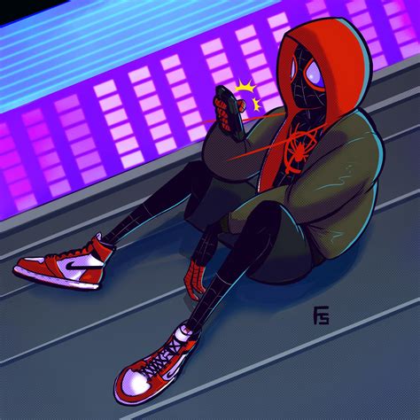 Miles Morales Illustrated By Me Marvel